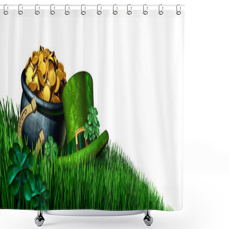 Personality  Saint Patricks Day Design Element Shower Curtains