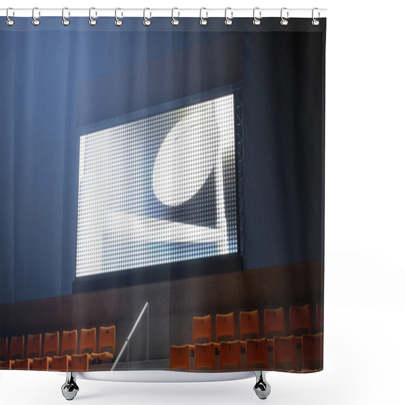 Personality  Sports Stadium Scoreboard Shower Curtains