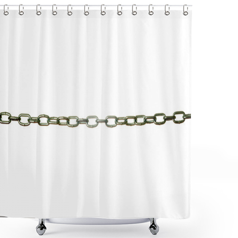 Personality  Chain On White Shower Curtains