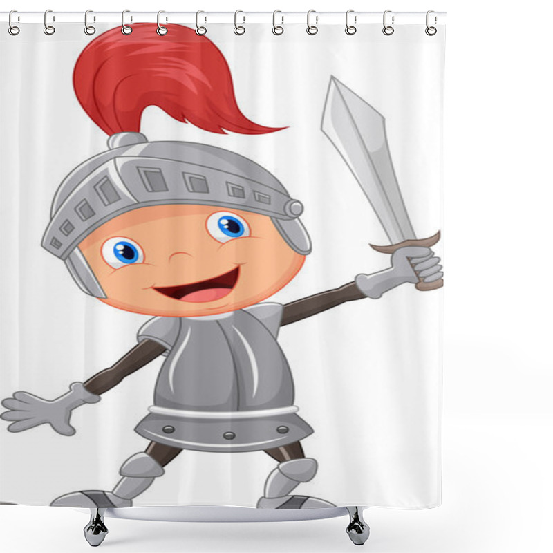 Personality  Knight Boy Shower Curtains