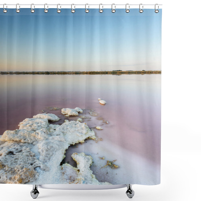 Personality  Salinas De Torrevieja Lake In Spain Shower Curtains