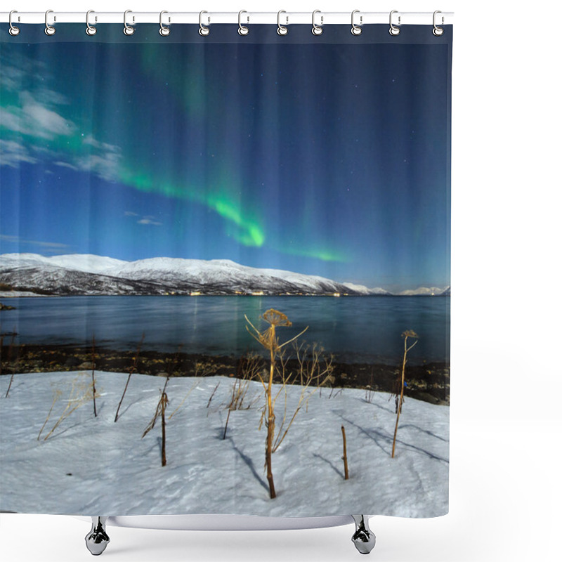 Personality  The Polar Lights In Norway Shower Curtains