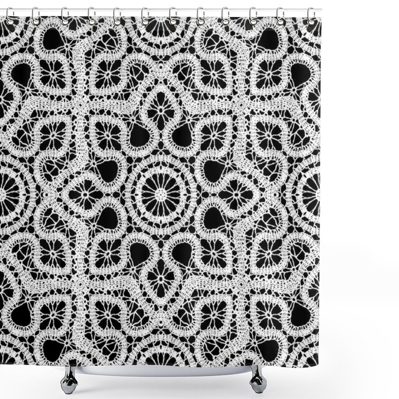 Personality  Lace Abstract Ornament Pattern Shower Curtains