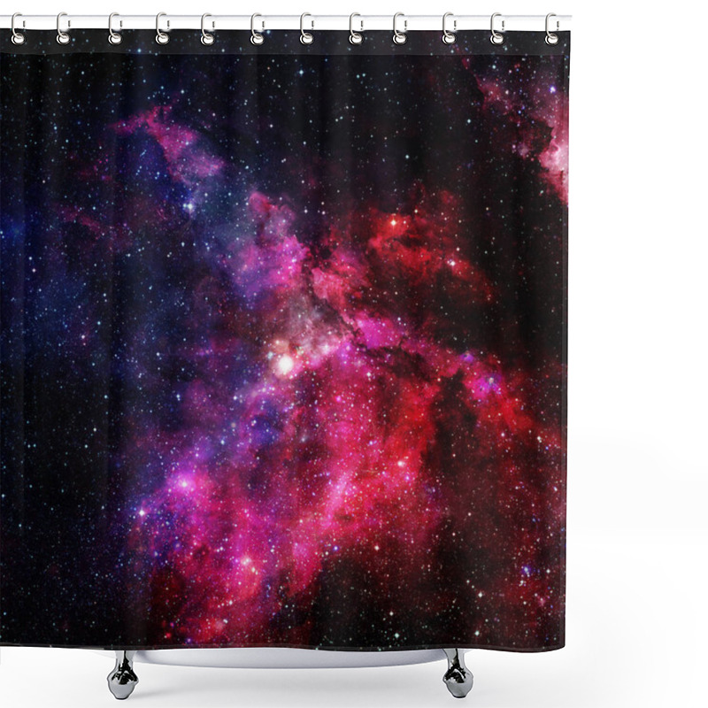 Personality  Beautiful Nebula, Stars And Galaxies. Shower Curtains