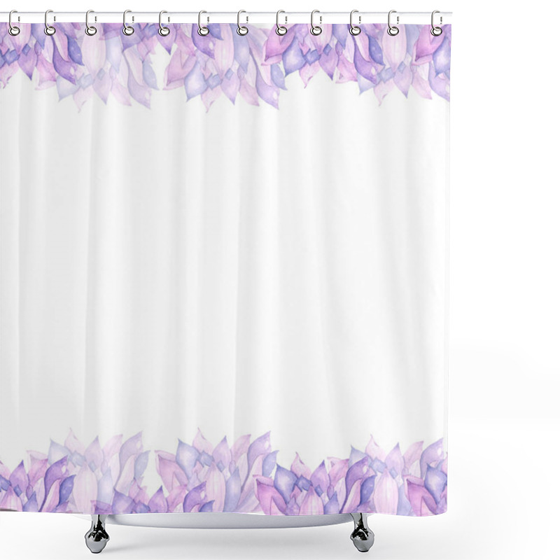 Personality  Flower Frame Lotus  Shower Curtains