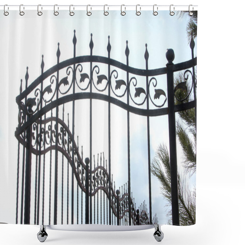 Personality  Fences Shower Curtains