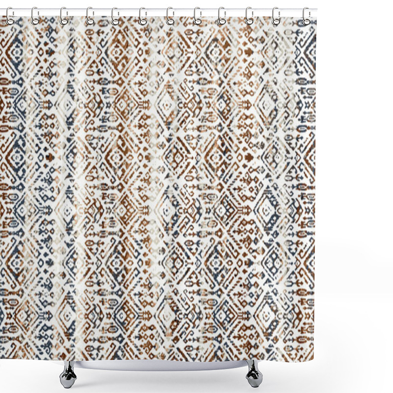 Personality  Carpet And Rugs Textile Design With Grunge And Distressed Texture Repeat Pattern  Shower Curtains