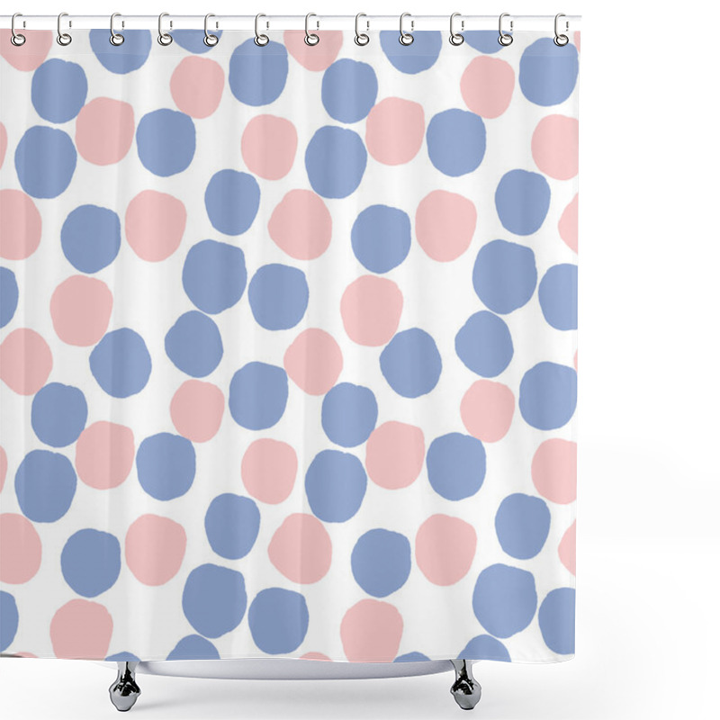 Personality  Big Polka Dots Shower Curtains