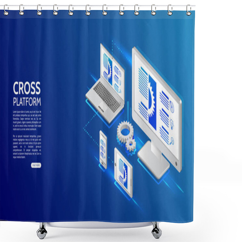 Personality  Adaptive Responsive Webdesign. Shower Curtains