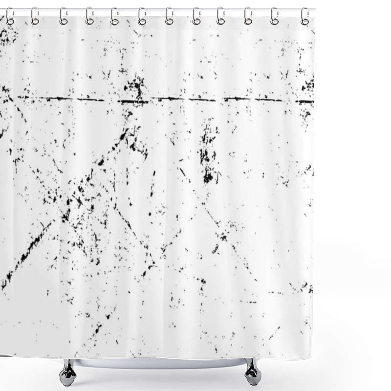 Personality  Abstract Background. Monochrome Texture. Black And White Textured Background Shower Curtains