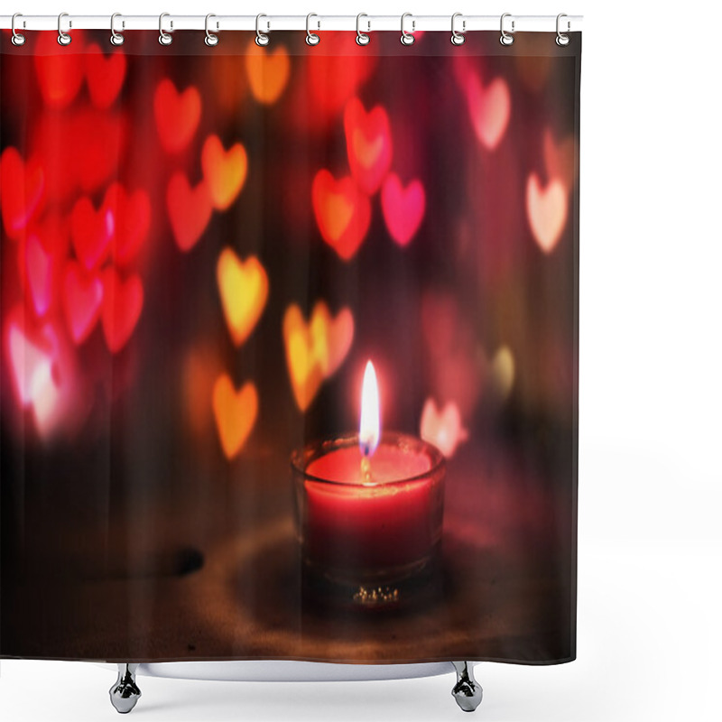 Personality  Candle Shower Curtains