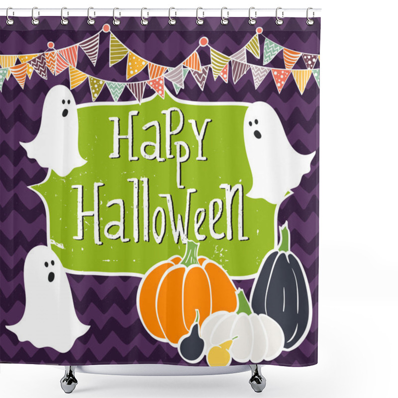 Personality  Halloween. Shower Curtains