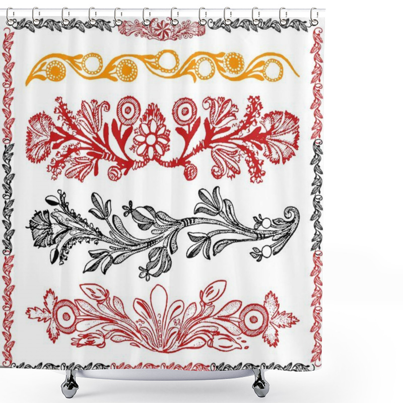 Personality  Traditional Motif Collection Shower Curtains