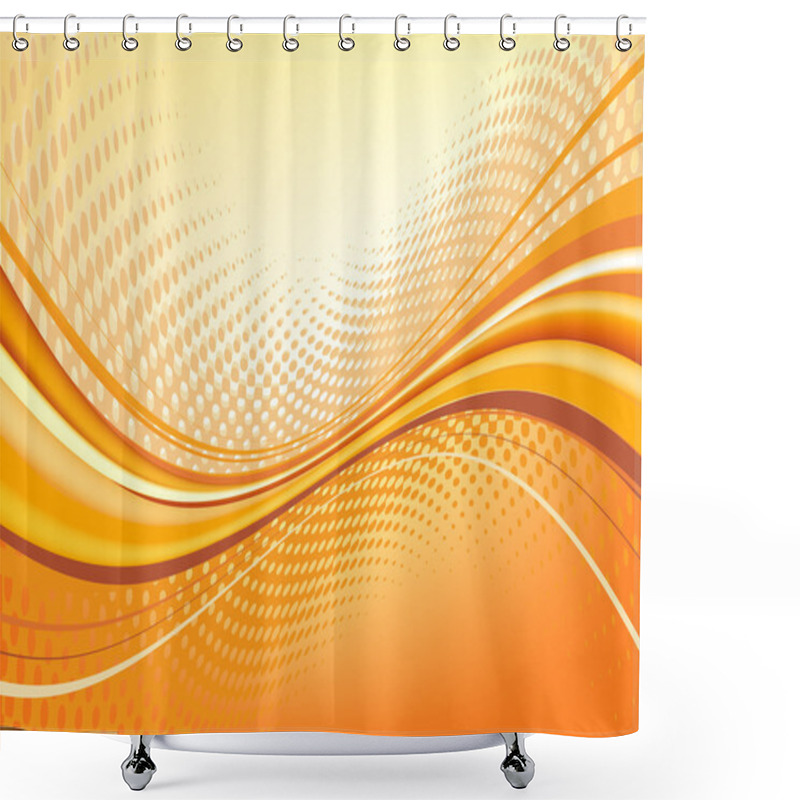 Personality  Abstract Techno Background Shower Curtains