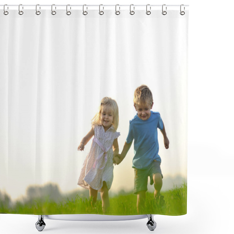 Personality  Free And Happy Shower Curtains