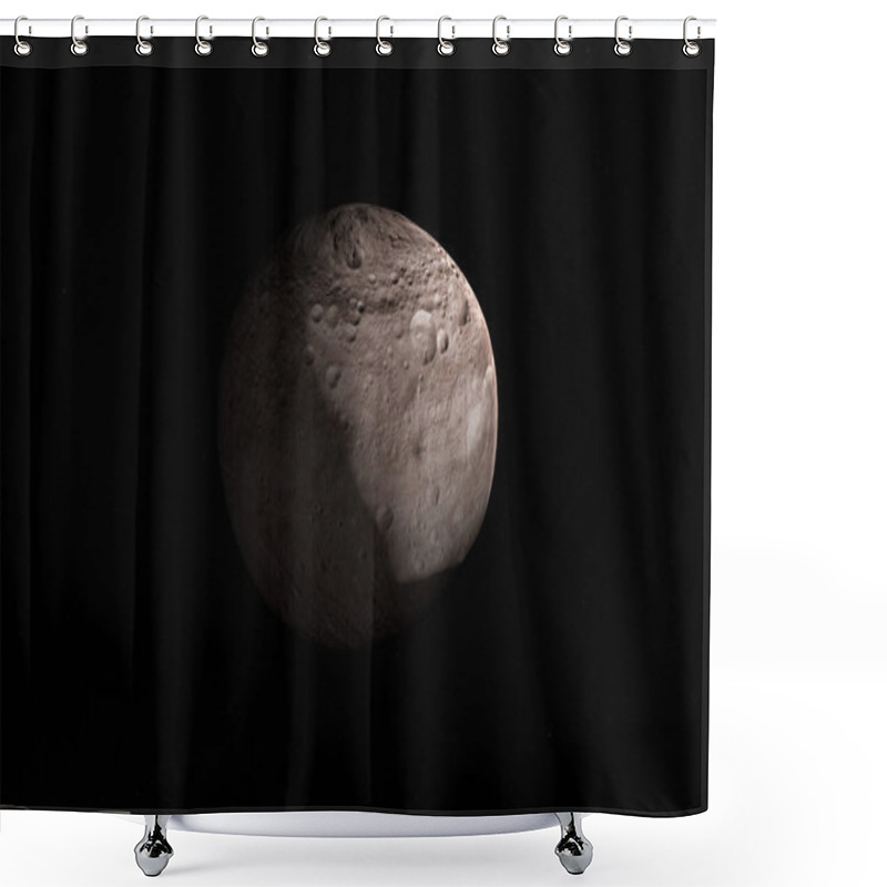 Personality  Pallas Asteroid. 3d Render Shower Curtains