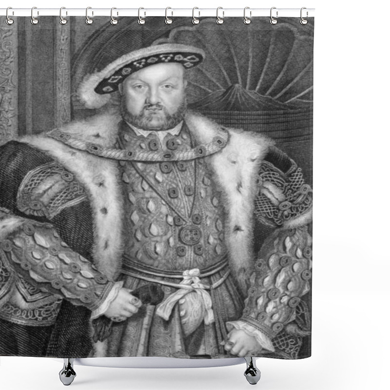 Personality  Henry VIII King Of England Shower Curtains