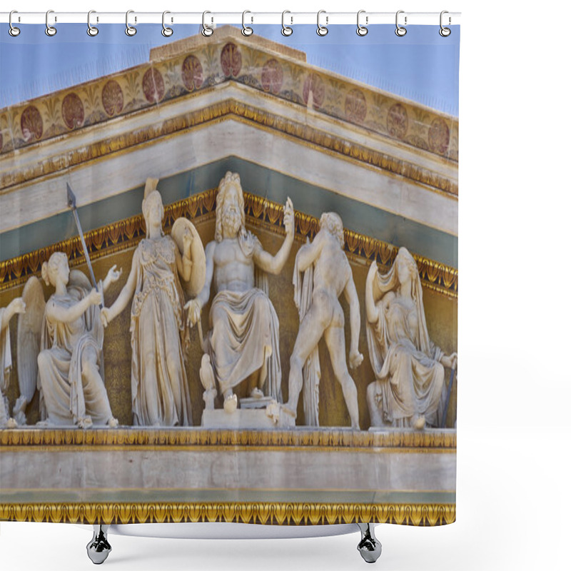 Personality  Zeus, Athena And Other Ancient Greek Gods And Deities, National University Of Athens Shower Curtains