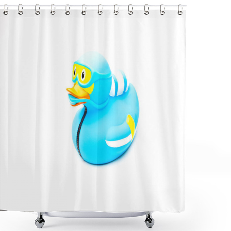 Personality  Children Rubber Duck For Swimming Shower Curtains