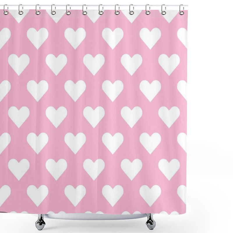 Personality  Hearts For Valentine S Day. Romantic Feeling And Love. Shower Curtains