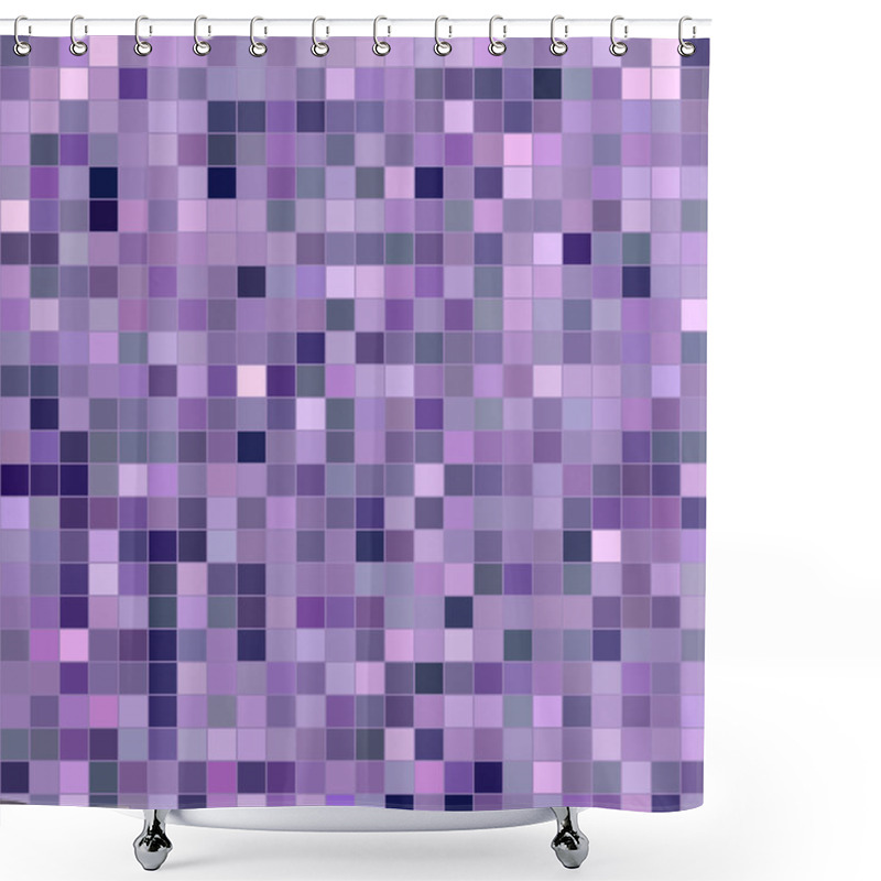 Personality  Mosaic Tiles Texture Background Shower Curtains