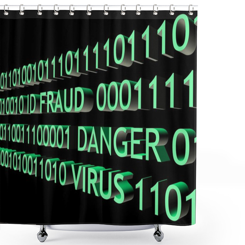 Personality  ID Fraud Shower Curtains