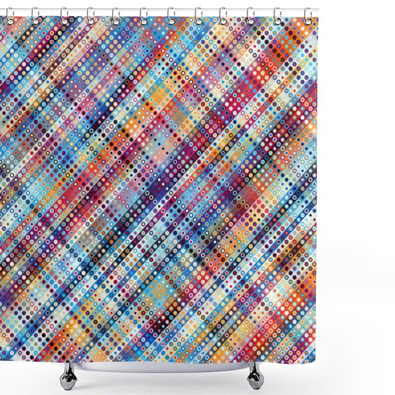 Personality  Geometric Abstract Pattern. Shower Curtains