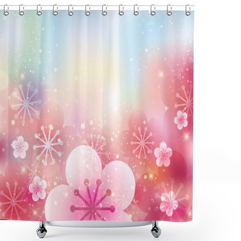 Personality  Japanese Apricot Flower Shower Curtains