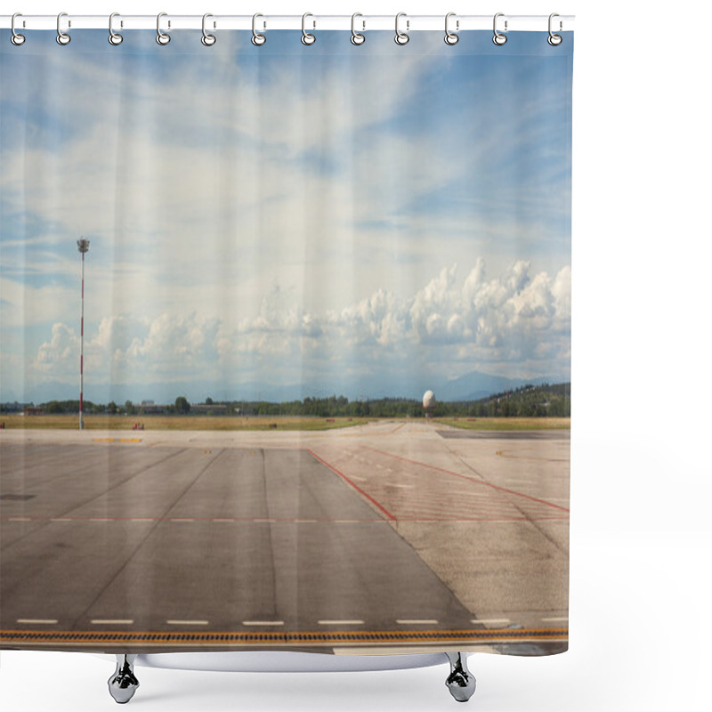 Personality  Trieste Airport Shower Curtains