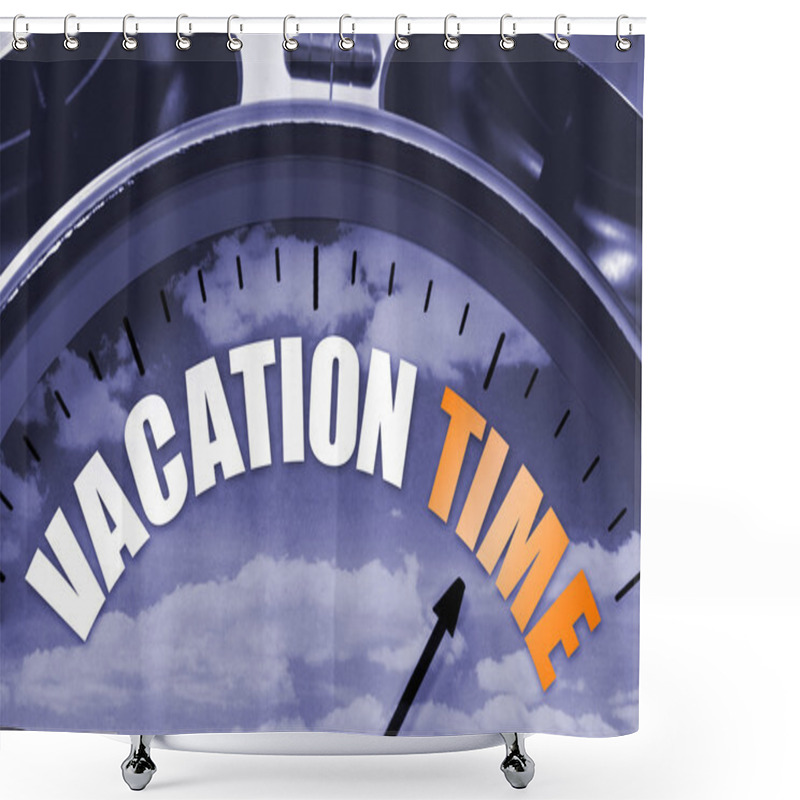 Personality  Vacation Time Shower Curtains