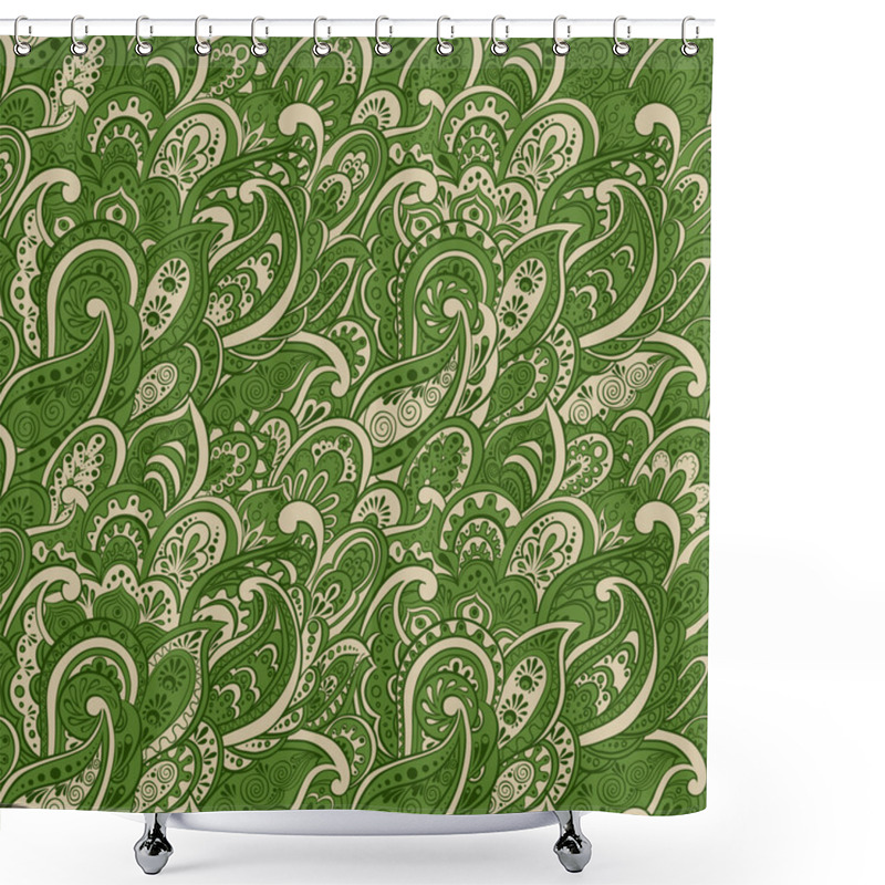 Personality  Indian Paisley Pattern Shower Curtains