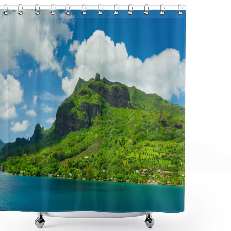 Personality  Paradise View Of Moorea Islands, Cook's Bay, French Polynesia Shower Curtains