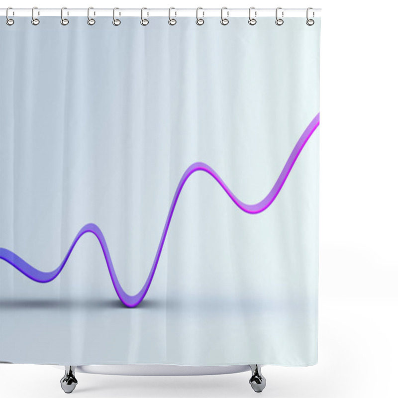 Personality  Abstract 3D Background Design Shower Curtains