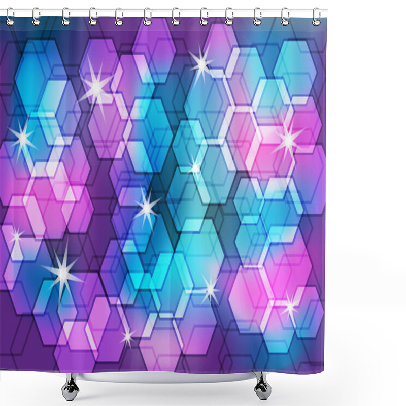 Personality  Abstract Background Bokeh Effect Shower Curtains