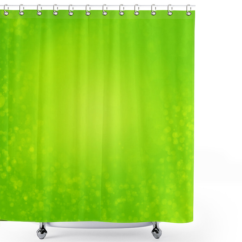 Personality  Green Background Shower Curtains