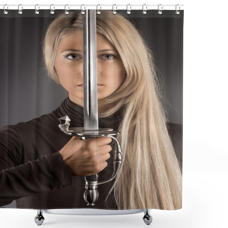 Personality  The Blade Of Fashion.  Shower Curtains