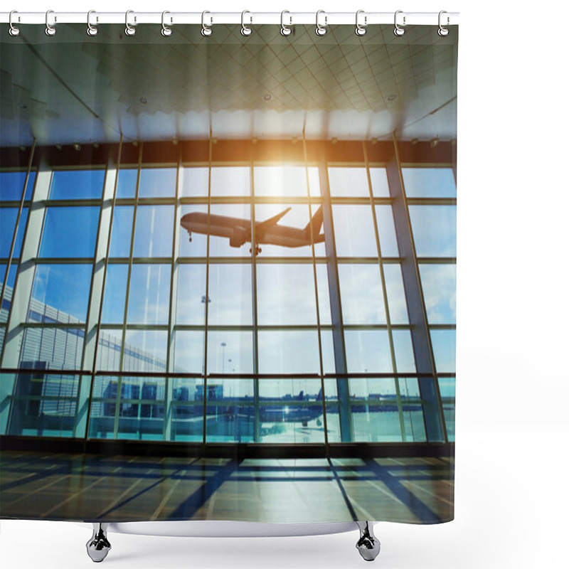 Personality  Airport Shower Curtains