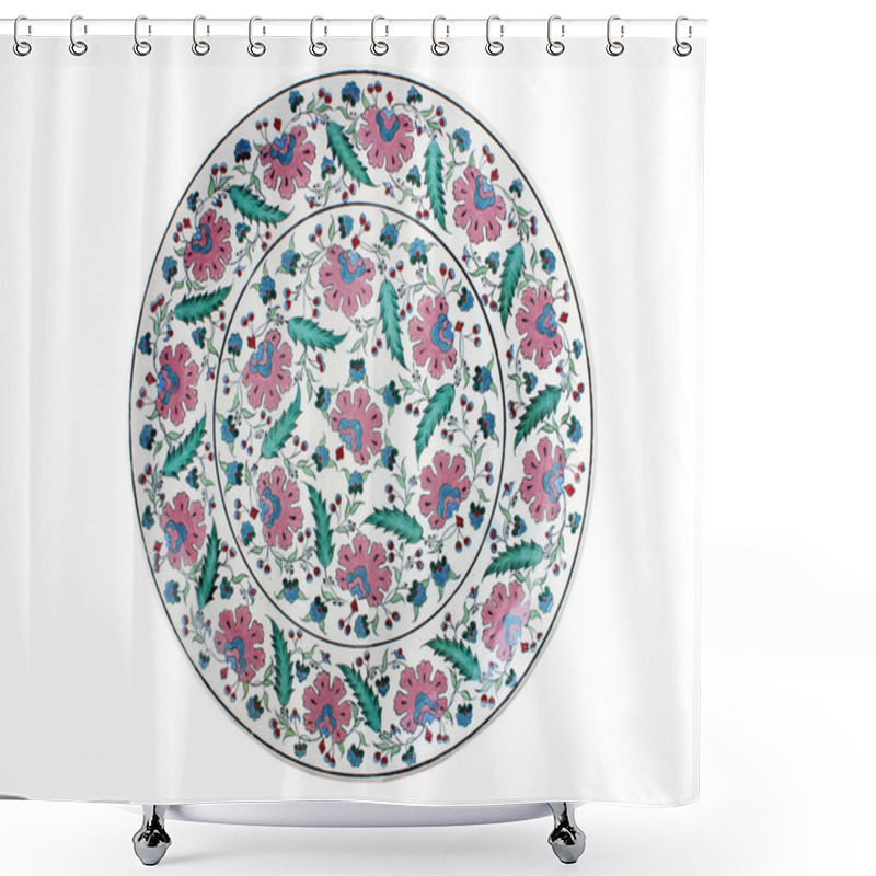 Personality  Decorative Plate Shower Curtains