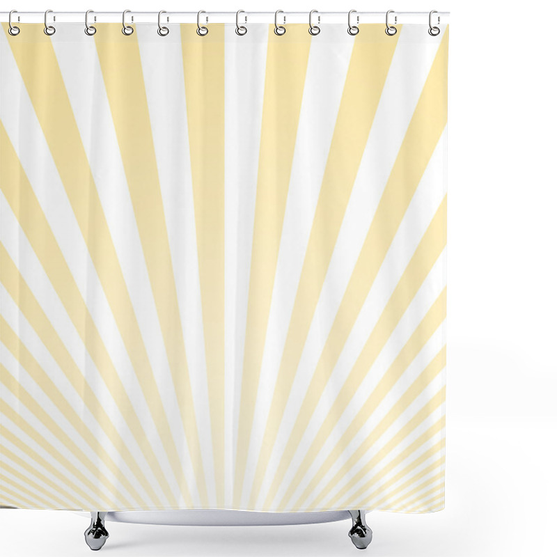 Personality  Sunny Striped Background. Shower Curtains