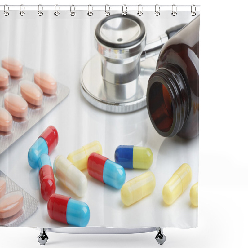 Personality  Statins And Beta-Blockers Shower Curtains