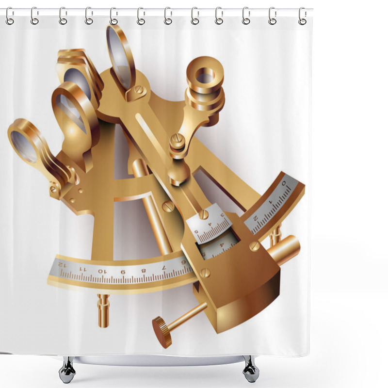 Personality  Navigation Sextant Shower Curtains