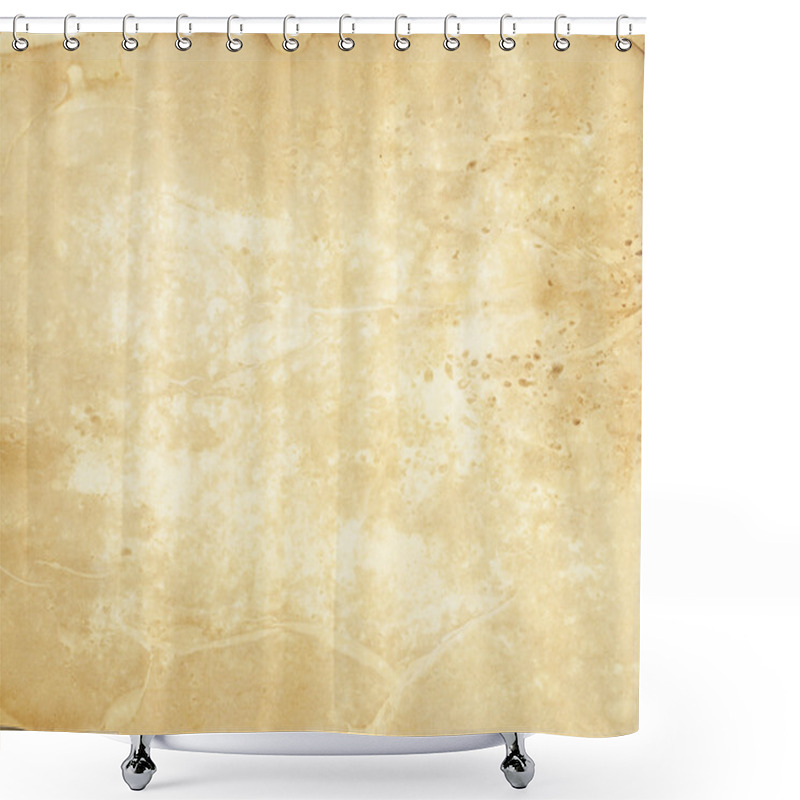 Personality  Grunge Parchment Paper Shower Curtains