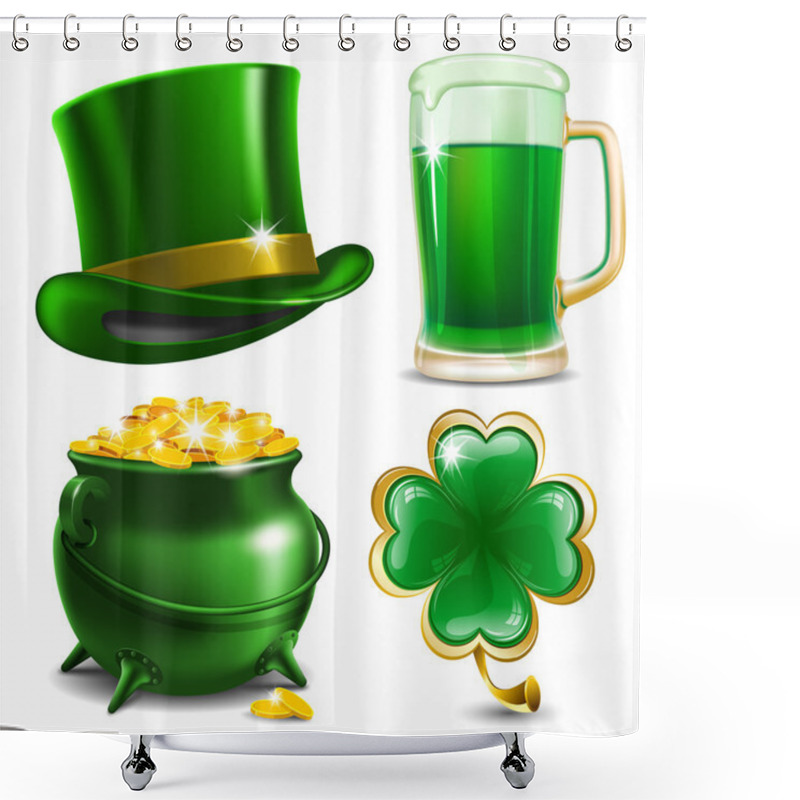 Personality  St. Patrick's Day Shower Curtains