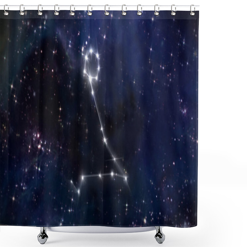 Personality  12 Pisces Horoscope Star White Shower Curtains