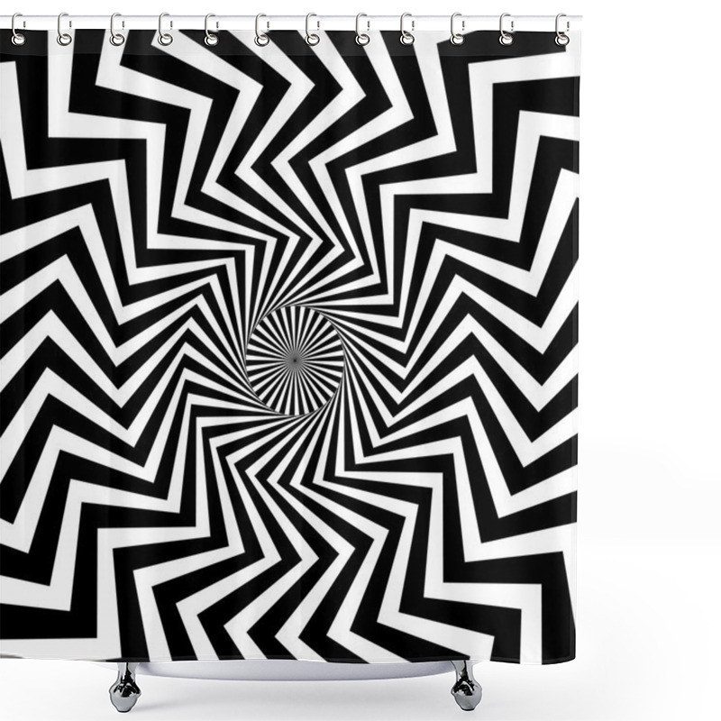 Personality  Abstract Swirling Background Shower Curtains