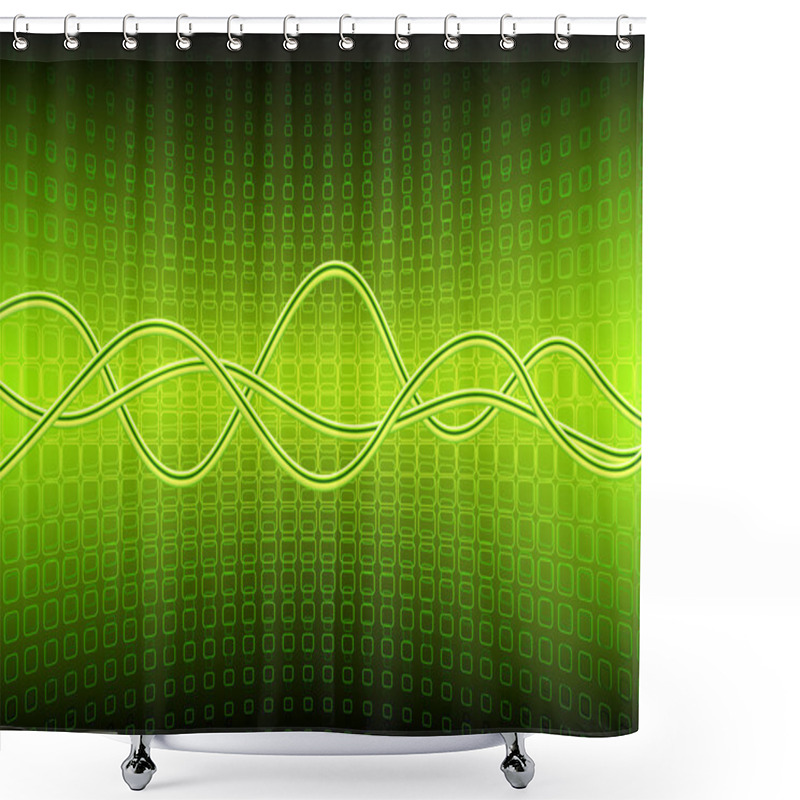 Personality  Abstract Background Shower Curtains