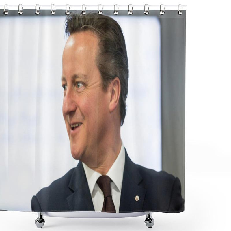 Personality  British Prime Minister David Cameron Shower Curtains