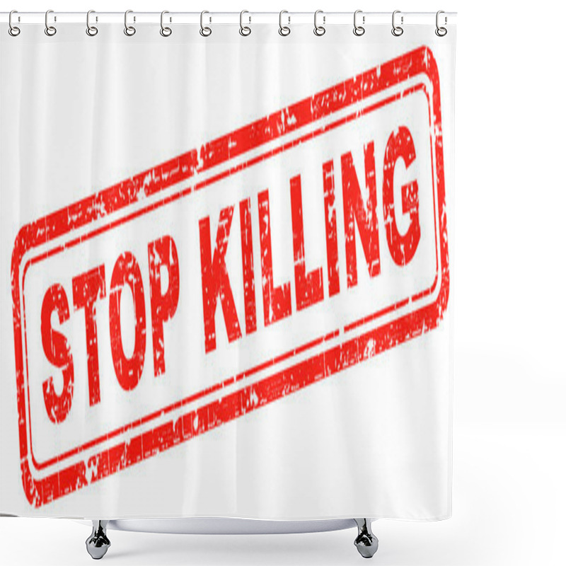 Personality  Stop Killing Shower Curtains