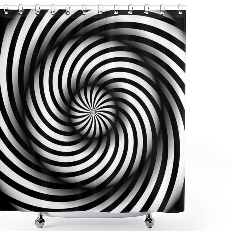 Personality  Spiral, Vortex, Swirl Or Twirl Graphic Shower Curtains