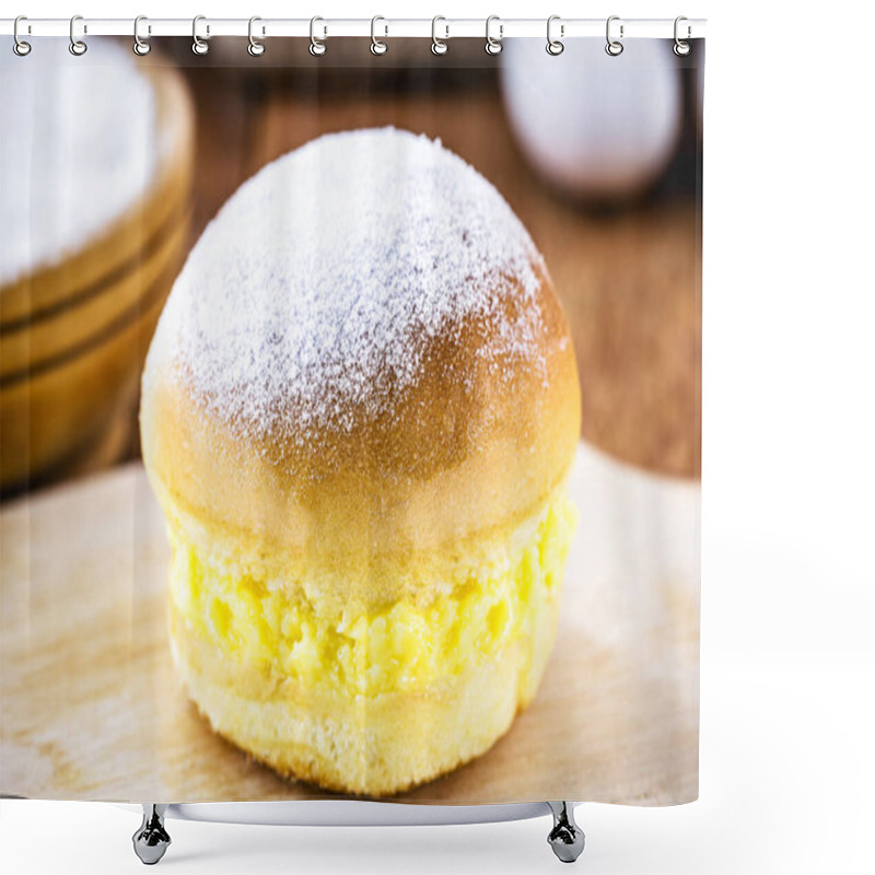 Personality  Bread With Cream And Sugar, Brazilian Donut Called 